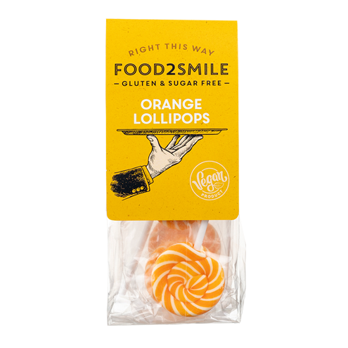 Orange Lollipops | 5 stuks
